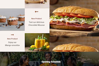 create wordpress responsive restaurant cafe,meal website