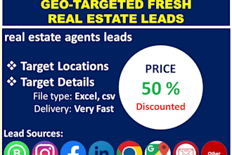 provide real estate agents or agencies leads