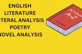 do urgent essay writing in english literature, poetry, literature analysis