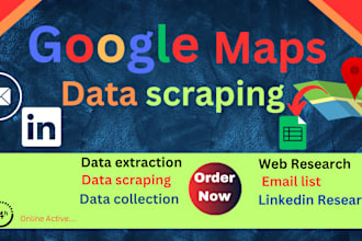 scrape google maps scraping and data for any business
