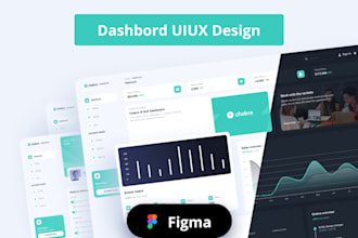 do saas, CRM and admin dashboard UI UX design in figma