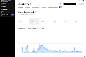 be your music producer with over 100k streams last year