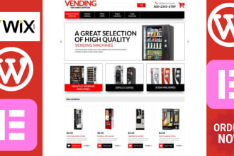 design vending machine website atm machine wordpress website