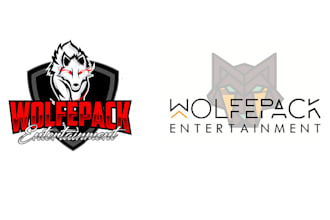 design modern wolf logo