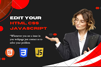 edit your HTML, CSS, and javascript on your webpage