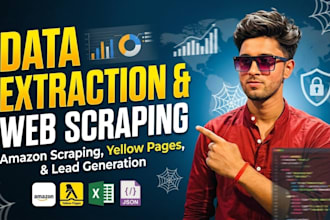 do data extraction, web scraper, yellow pages scraping, amazon scraping