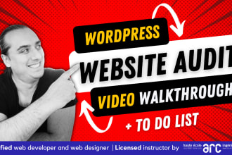 audit and review your wordpress website to perform and convert better
