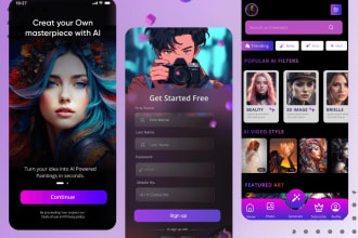 develop  saas software  for 3d ai art generative avatar text to image ai app
