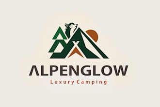 do luxury hotel adventure and traveling logo design in 18 hrs