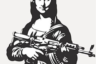 make simple vector line art of your photo