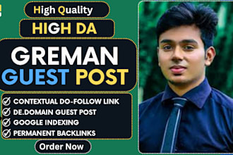 build high quality german backlinks to elevate your sites