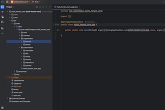 develop a custom spring boot web application or rest API