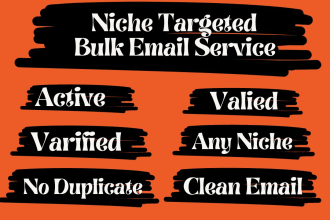 send 500k US bulk email for email marketing