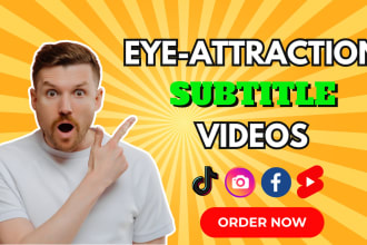 add subtitile and caption with out transcript