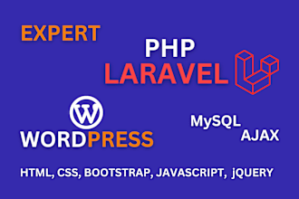 do website development, as full stack web developer, front end backend developer