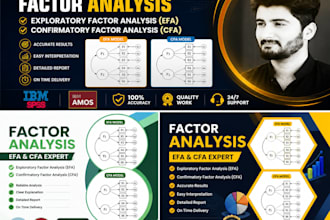 do factor analysis efa cfa in spss and amos