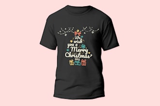 custom typography t shirt design