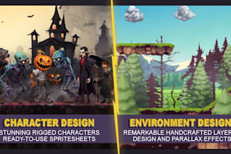 create professional 2d game assets