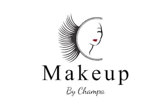 design awesome unique logo for a makeup and eyelash studio