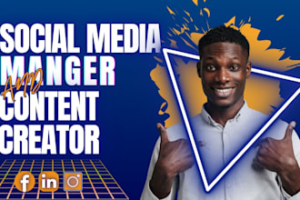 be your monthly social media marketing manager and content creator