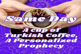 give full correct details coffee reading, psychic turkish coffee reading