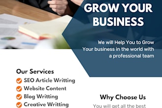 do SEO article writting ,website content or blog writting
