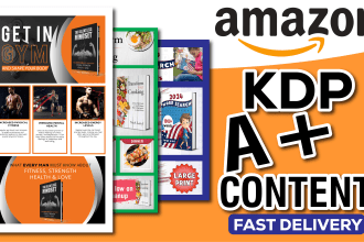 design kdp a plus content module for author book