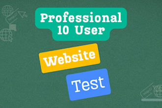 provide all pages quality user testing for website ecommerce shopify store