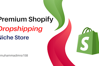 build a passive income shopify dropshipping store or shopify website