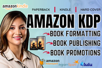 do KDP manuscript formatting, amazon book formatting, amazon KDP book publishing