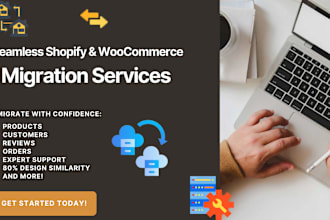 migrate woocommerce, shopify products, customer, order, domain, payment gateway