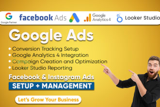 setup google adwords PPC ads campaign, youtube promotion, meta paid ads
