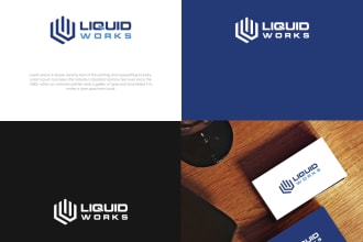 design modern mortgage or real estate logo
