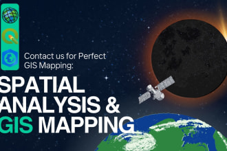 do expert spatial analysis using arcgis qgis and remote sensing