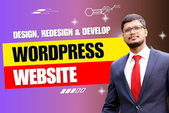 design, redesign, build wordpress website design, wordpress website development