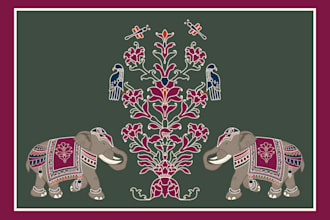 create innovative and aesthetically refined textile prints