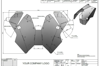 create your sheet metal design in cad