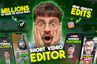 editing insta reels, tiktok and youtube shorts with captions