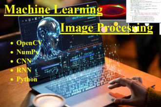do python, image processing, gui and machine learning