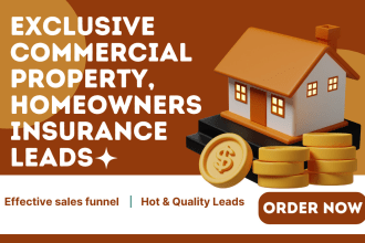 generate commercial property and casualty condo homeowners home insurance leads