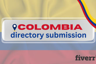 do 300 colombia local citations and directory submission for local seo