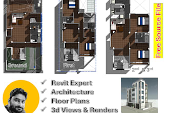 be your architect draftsman for house plan floor plan