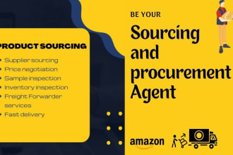 be your sourcing and procurement agent