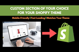 build custom shopify sections that blend with your theme