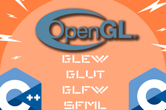 develop cpp java python opengl glew glut glfw sfml programming projects