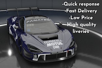 create you a livery on assetto corsa competizione
