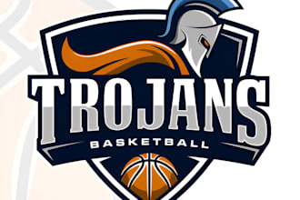 do modern baseball, basketball, football and sports logo design