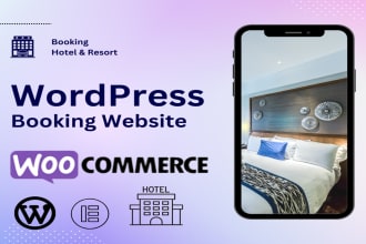 build wordpress booking website, direct booking, property management, rental