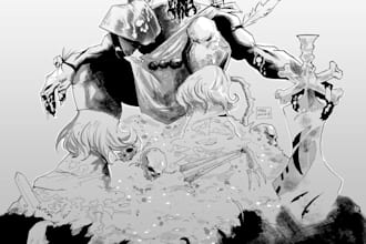 provide stunning art commissions for you