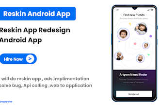 do reskin android app and android app development